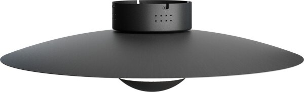 LED Deckenlampe dimmbar 2200-2700K Schwarz-Nickel Ø60cm