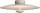 LED Deckenleuchte dimmbar 2200-2700K Beige H:18 cm