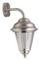Au&szlig;enwandlampe Messing in Nickel Rustikal Haus Hof