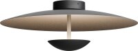 LED Deckenleuchte 2200-2700K Schwarz-Nickel H:16 cm