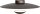 LED Deckenlampe dimmbar 2200-2700K Kakao Ø45 cm