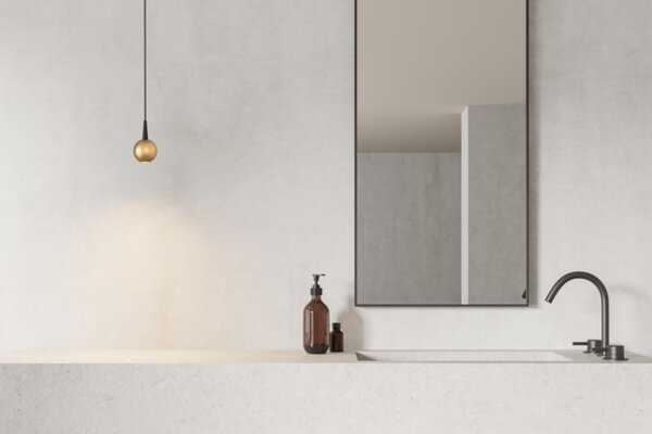 LED Hängelampe dimmbar 2200-3000K Schwarz Gold B:6 cm