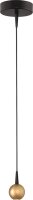 LED H&auml;ngelampe dimmbar 2200-3000K Schwarz Gold B:6 cm