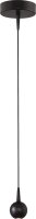 LED H&auml;ngelampe dimmbar 2200-3000K Schwarz &Oslash;6 cm