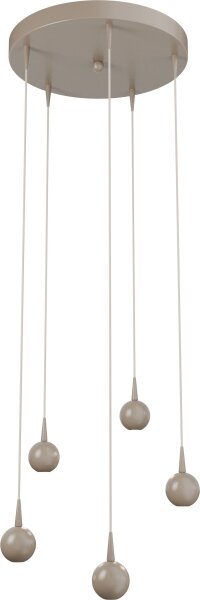 LED Pendelleuchte dimmbar 2200-3000K Beige L:35 cm