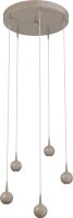 LED Pendelleuchte dimmbar 2200-3000K Beige L:35 cm
