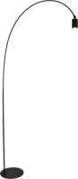 Bogenlampe Fu&szlig;schalter Schwarz GU10 H:192 cm XXL