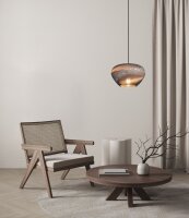 Pendelleuchte blendarm Karton Kakao Natur E27 B:29 cm