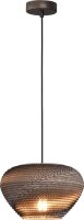 Pendelleuchte blendarm Karton Kakao Natur E27 B:29 cm