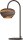 Tischlampe blendarm Karton Kakao Natur E27 H:61 cm