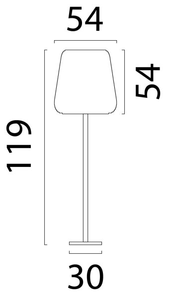 Stehleuchte blendarm Karton Kakao Natur E27 H:176 cm