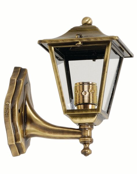 Applique LEROS laiton IP43 Rustique Cour Porte dentrée