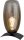 Tischleuchte Glas Schwarz Gold E27 H:31,5 cm oval