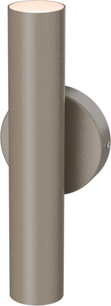 Wandleuchte indirekt Up Down Beige GU10 B:5,4 cm rund