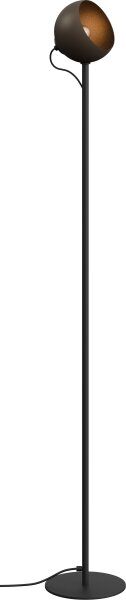 Stehlampe magnetisch Schwarz Kakao E27 130 cm flexibel