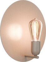 Wandleuchte indirekt Terra Beige E27 H:30 cm rund