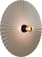 Wandlampe indirekt Terra Beige E27 H:39 cm rund