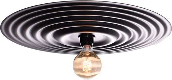 Wandleuchte indirekt blendarm Schwarz E27 B:56 cm Ring
