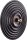 Wandleuchte indirekt blendarm Schwarz E27 B:56 cm Ring