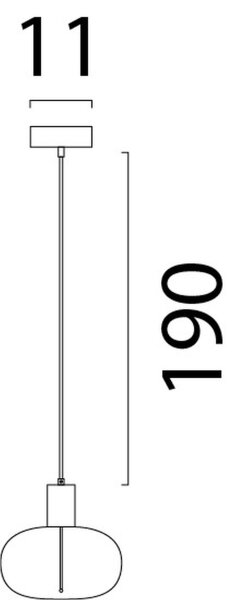 Pendelleuchte Glas Metall Beige Gold E27 Ø11 cm Modern