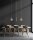 Hängeleuchte Glas Metall Beige Gold E27 GU10 L:100 cm