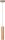 Pendelleuchte Holz Eiche Beige GU10 B:6,2 cm Skandi