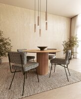 Pendelleuchte Holz Eiche Kakao GU10 L:50 cm rund