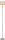 Stehlampe Stoff Metall Beige Natur hell E27 H:130 cm