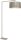 Stehlampe Stoff Metall Beige Sandfarben E27 B:52 cm
