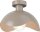 Deckenleuchte blendarm Beige E27 Ø30 cm modern rund