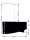 Pendelleuchte Schirm Schwarz Weiß Stoff rund Ø50cm