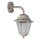 Applique murale nickel IP43 laiton v&eacute;ritable mur ext&eacute;rieur