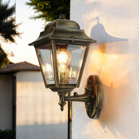Lampe murale extérieure laiton IP43 Rustique Porte...