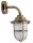 Lampe murale ext&eacute;rieure laiton IP64 porte dentr&eacute;e cour antique