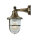 Applique extérieure terrasse cour laiton verre strié IP64