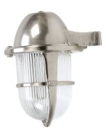 Applique murale nickel IP64 laiton véritable...