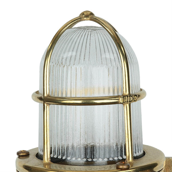 Außenwandlampe Messing Maritim IP64 Hof Terrasse