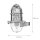 Außenwandlampe Messing Maritim IP64 Hof Terrasse