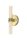 LED Wandlampe 3000K Metall Messing satiniert IP44 34 cm