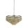 Pendelleuchte Glas Messing Antik Champagner E14 Ø70 cm