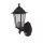 Außenwandlampe Glas Schwarz E27 IP44 Bewegungsmelder