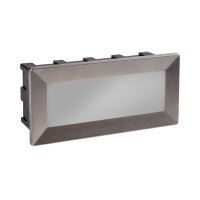 LED Einbauleuchte Außen 4000K Aluminium Silber IP65