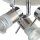 Deckenspot drehbar Metall Chrom GU10 IP44 H:13 cm Retro