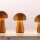 LED Tischlampe 3er-Set 3000K Holz Natur Ø6,3 cm 39 lm