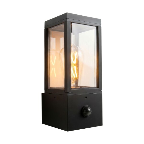 Wandleuchte Außen Bewegungsmelder E27 IP44 B:13 cm