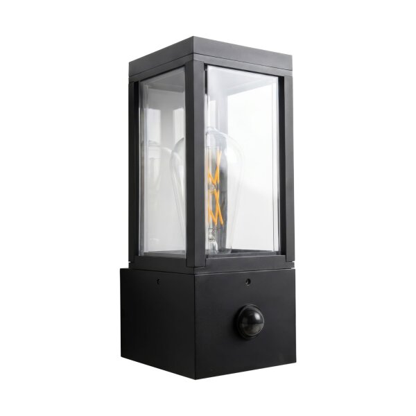 Wandleuchte Außen Bewegungsmelder E27 IP44 B:13 cm