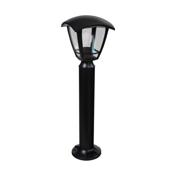 Sockelleuchte Bewegungsmelder Schwarz E27 IP44 H:47 cm