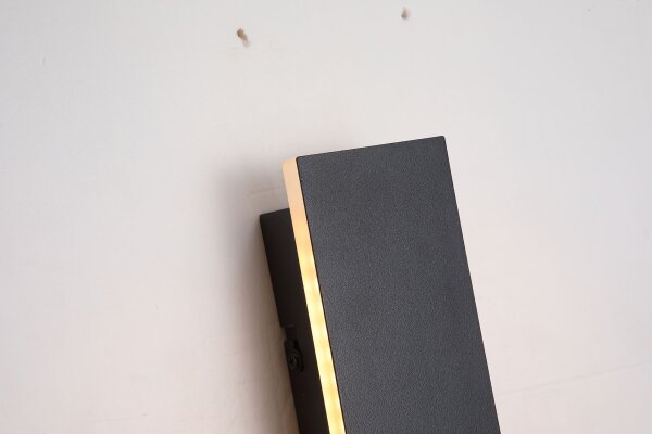 LED Außenleuchte Sensor 2700-4000K Sandschwarz IP65