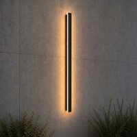 LED Au&szlig;enwandleuchte Sensor 2700-4000K Sandschwarz IP65
