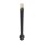 Sockelleuchte Glas Schwarz Bernstein E27 IP44 H:90 cm
